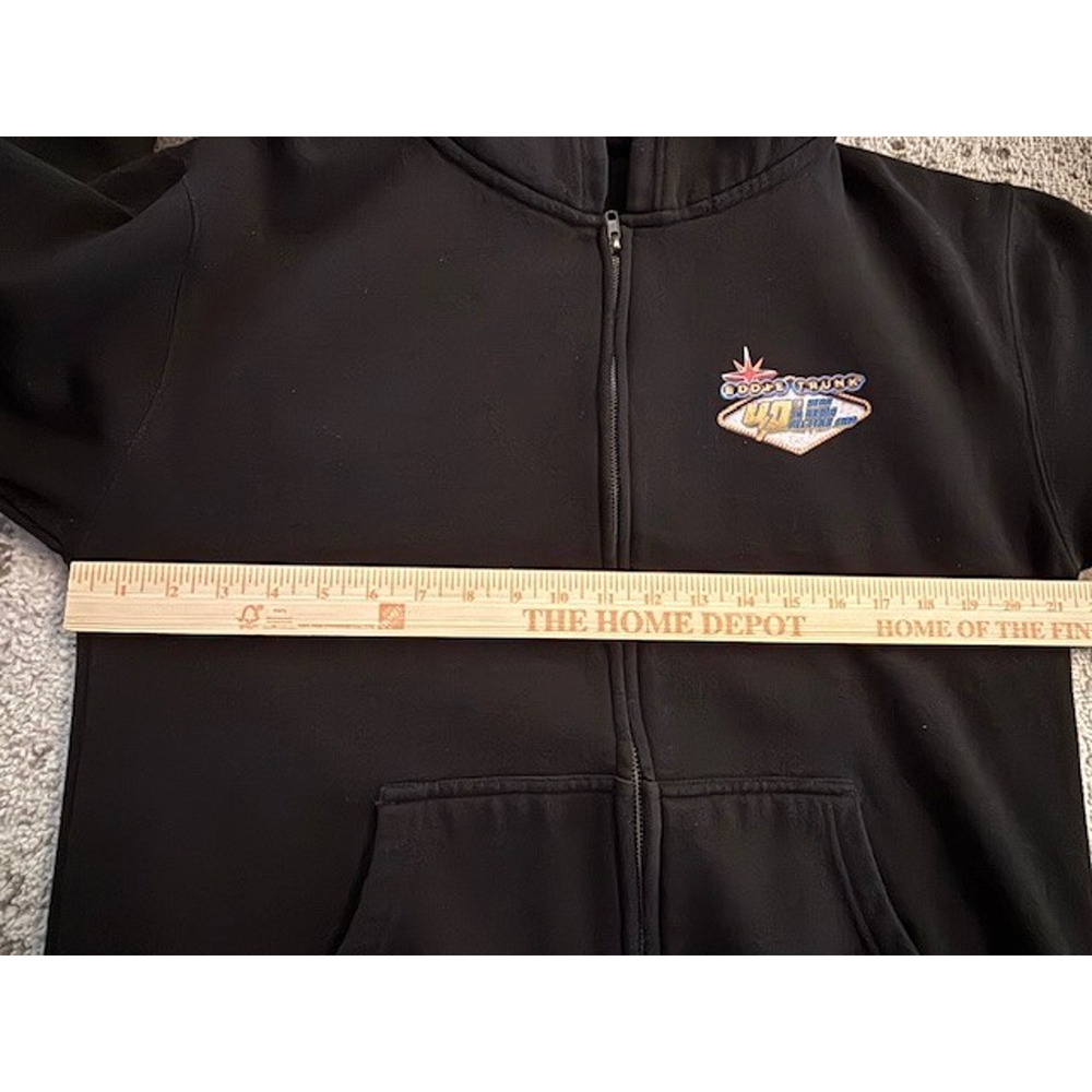 Men's Medium Eddie Trunk 40th Anniversary Zip Up Hooded Sweatshirt - Picture 7 of 8